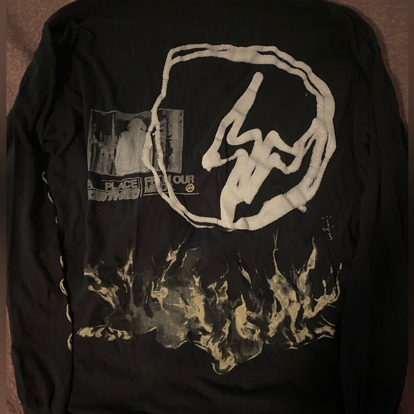 Cactus Jack Fragment Long-Sleeve Black Tee - Picture 3 of 3